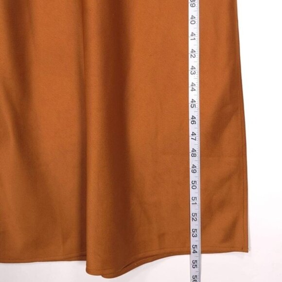 SACHIN & BABI Women's Cali Satin Midi Dress Size 8 Sedona‎ Bronze R21G904BH - Picture 9 of 12